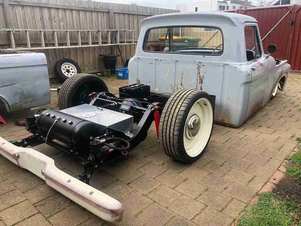 cut weld drive custom f150 chassis
